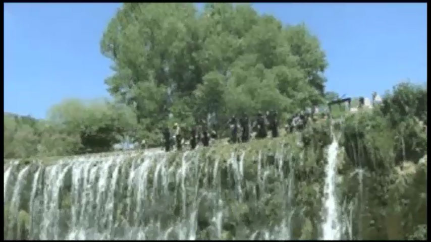 Canyoning - Grand saut cascade rivière